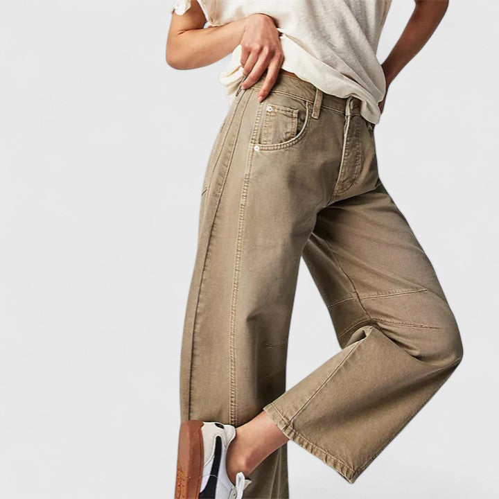 Rain | Comfortable Wide-Leg Trousers