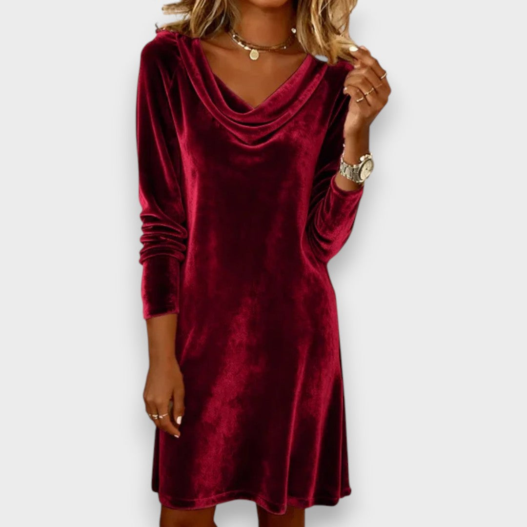 Scarlett - Loose Velvet Dress