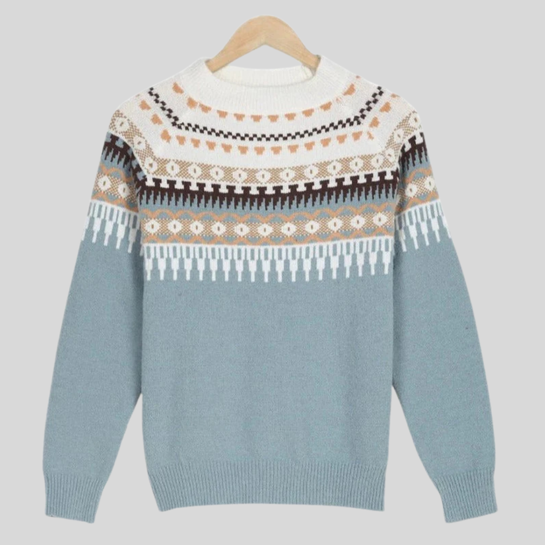 AVERY™ - Fair Isle Knit Sweater