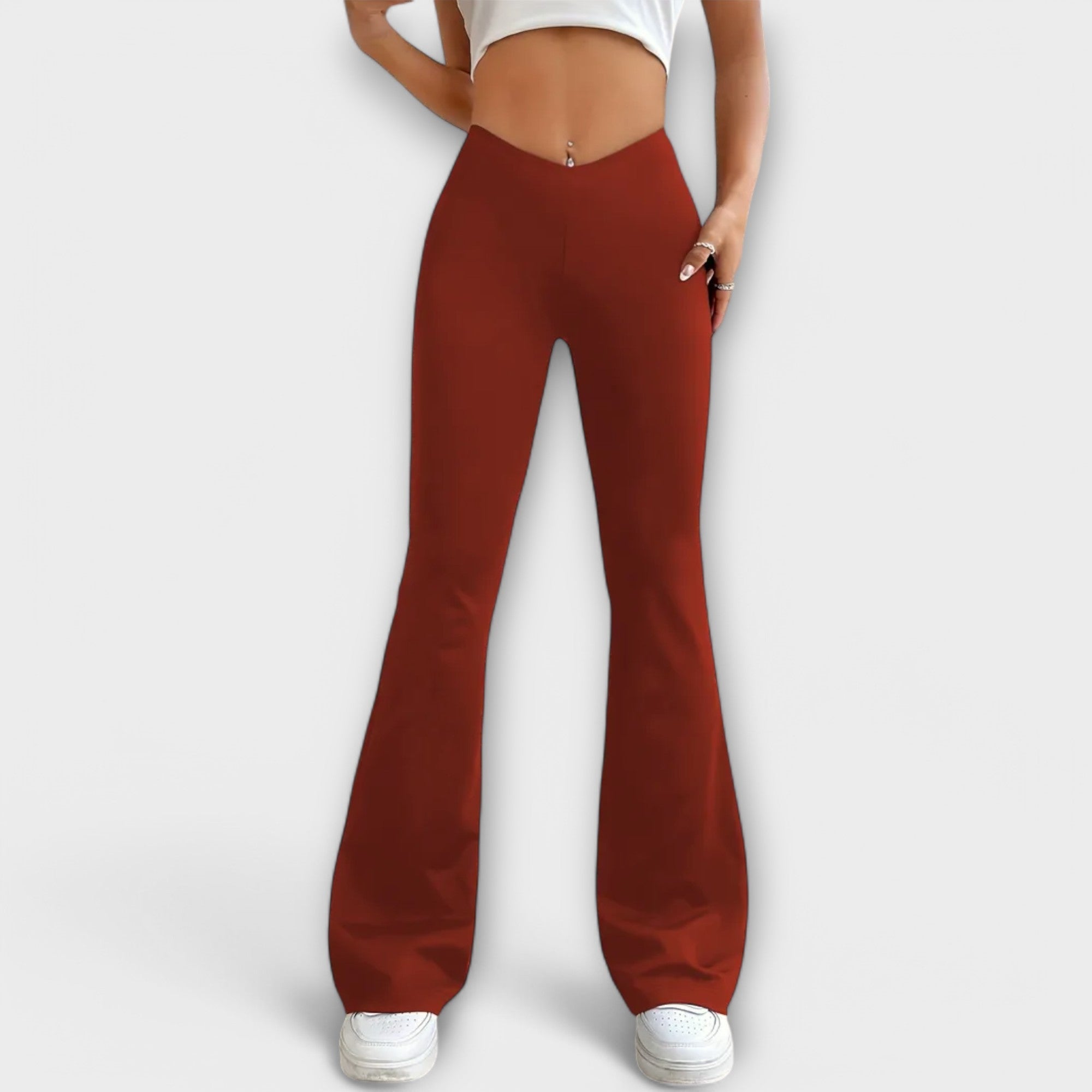 Serena - Relaxed Trousers with Flared Leg