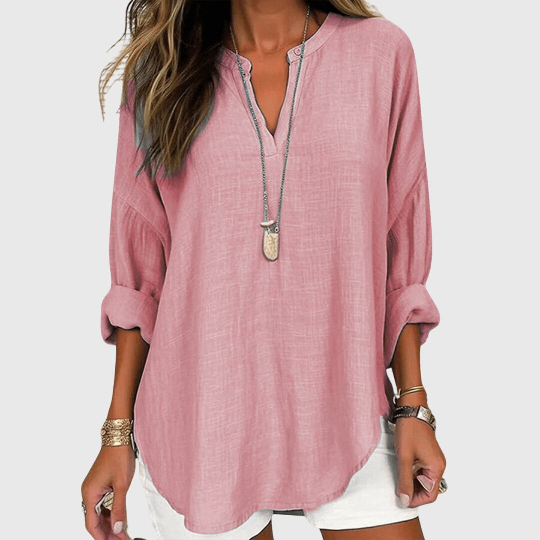 Lenara™ | Flowing Elegant Beach Shirt